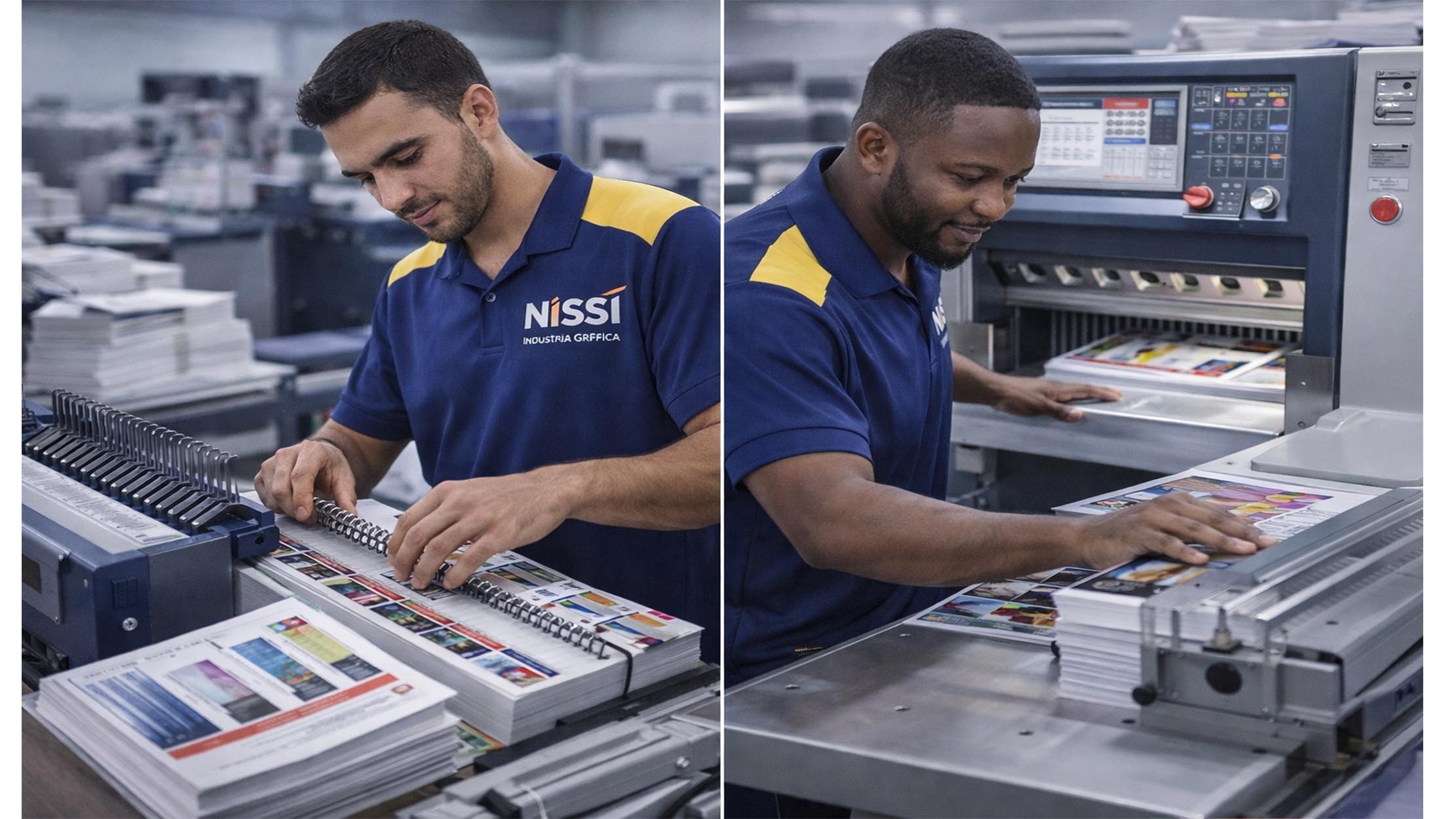 Finishing, cutting, creasing and folding